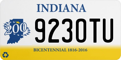IN license plate 923OTU