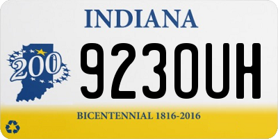 IN license plate 923OUH