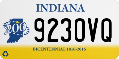 IN license plate 923OVQ