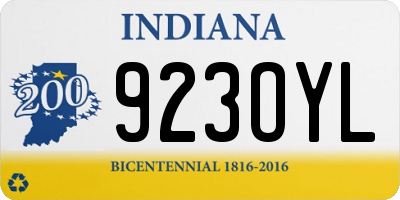 IN license plate 923OYL