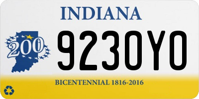 IN license plate 923OYO