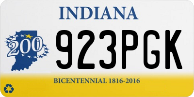IN license plate 923PGK