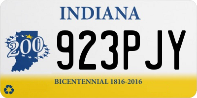 IN license plate 923PJY