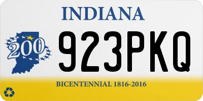 IN license plate 923PKQ