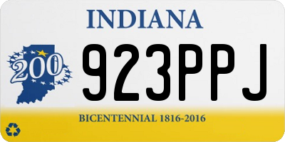 IN license plate 923PPJ
