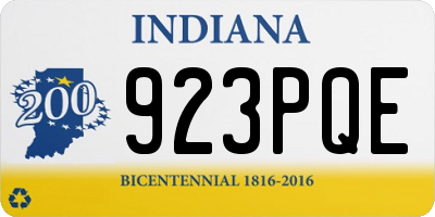 IN license plate 923PQE