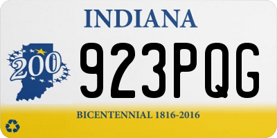 IN license plate 923PQG
