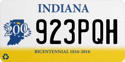 IN license plate 923PQH