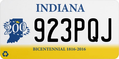 IN license plate 923PQJ