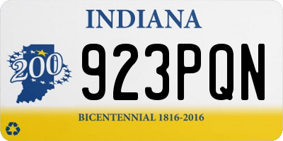 IN license plate 923PQN