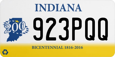 IN license plate 923PQQ