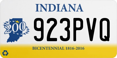IN license plate 923PVQ