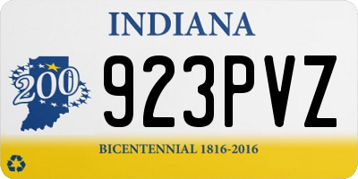 IN license plate 923PVZ