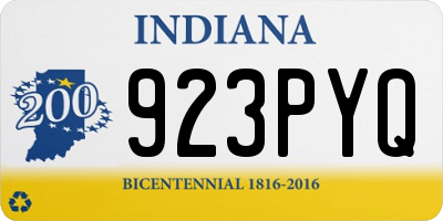 IN license plate 923PYQ