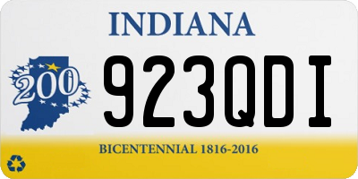 IN license plate 923QDI
