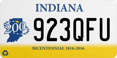 IN license plate 923QFU