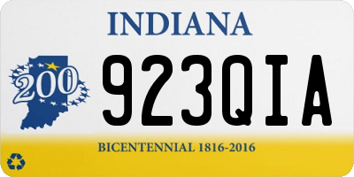 IN license plate 923QIA