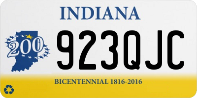 IN license plate 923QJC