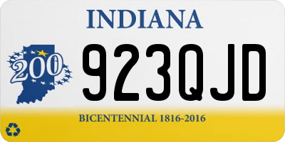 IN license plate 923QJD