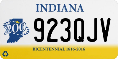 IN license plate 923QJV