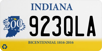 IN license plate 923QLA