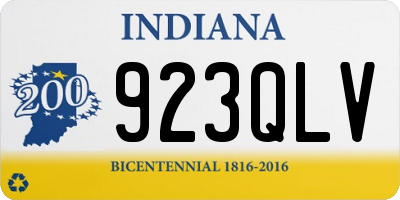 IN license plate 923QLV