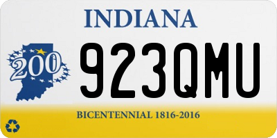 IN license plate 923QMU