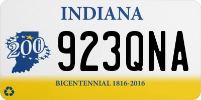 IN license plate 923QNA