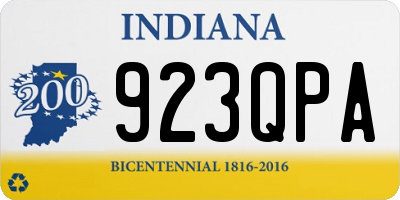 IN license plate 923QPA