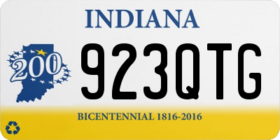 IN license plate 923QTG