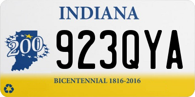 IN license plate 923QYA