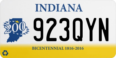 IN license plate 923QYN