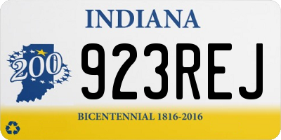 IN license plate 923REJ