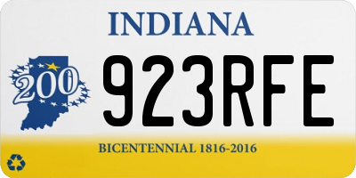 IN license plate 923RFE