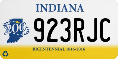 IN license plate 923RJC