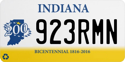 IN license plate 923RMN