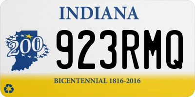 IN license plate 923RMQ