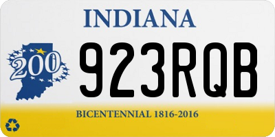 IN license plate 923RQB