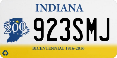 IN license plate 923SMJ