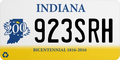 IN license plate 923SRH