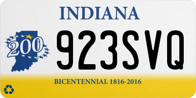IN license plate 923SVQ