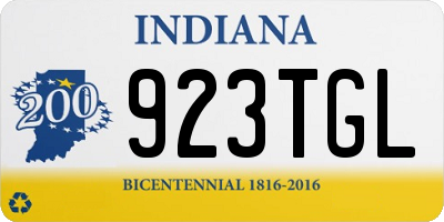 IN license plate 923TGL