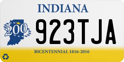 IN license plate 923TJA