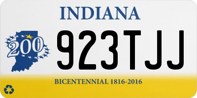 IN license plate 923TJJ