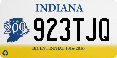 IN license plate 923TJQ