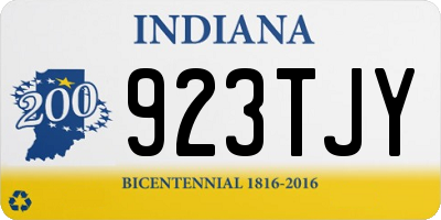 IN license plate 923TJY