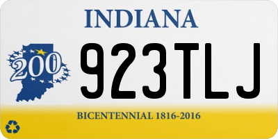 IN license plate 923TLJ