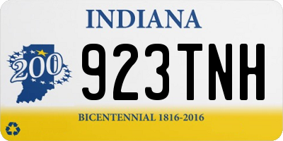 IN license plate 923TNH