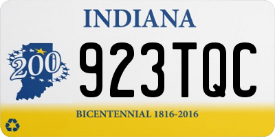 IN license plate 923TQC