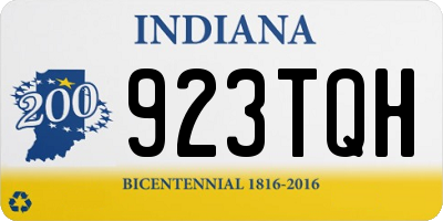 IN license plate 923TQH